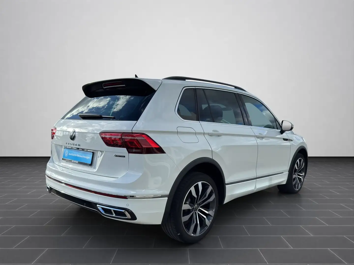 Volkswagen Tiguan R-Line 2.0 TDI DSG 4MOTION RFK PANO HEAD- Weiß - 2