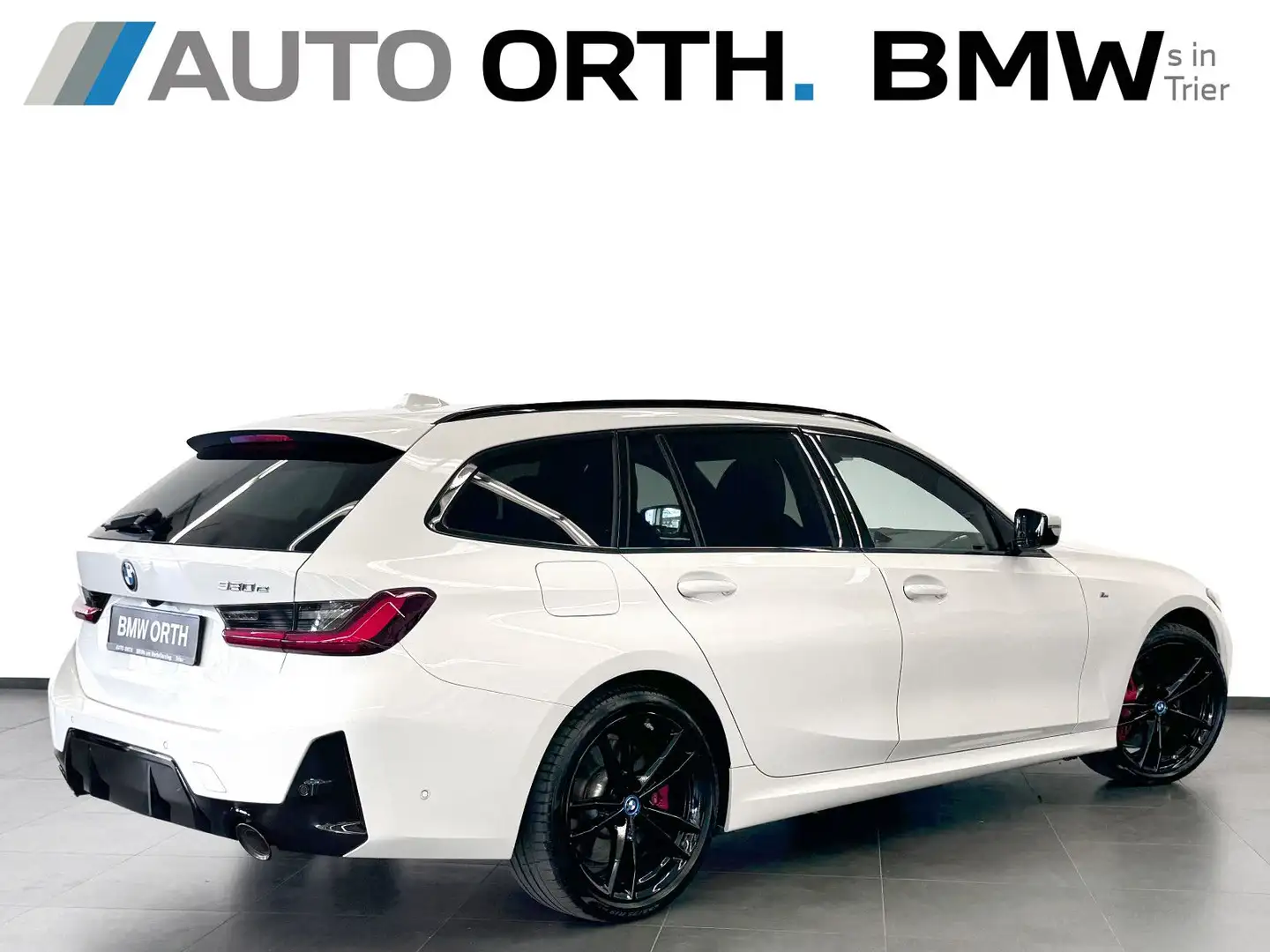 BMW 330 e TOURING M-SPORT-PRO LCI HUD PANO KAMERA ACC Bianco - 2