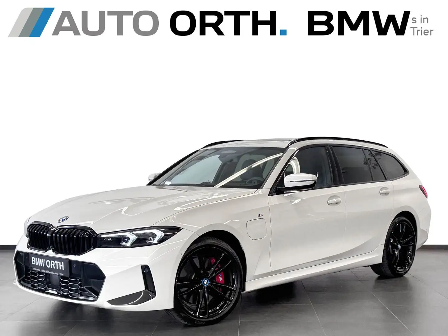 BMW 330 e TOURING M-SPORT-PRO LCI HUD PANO KAMERA ACC Bianco - 1