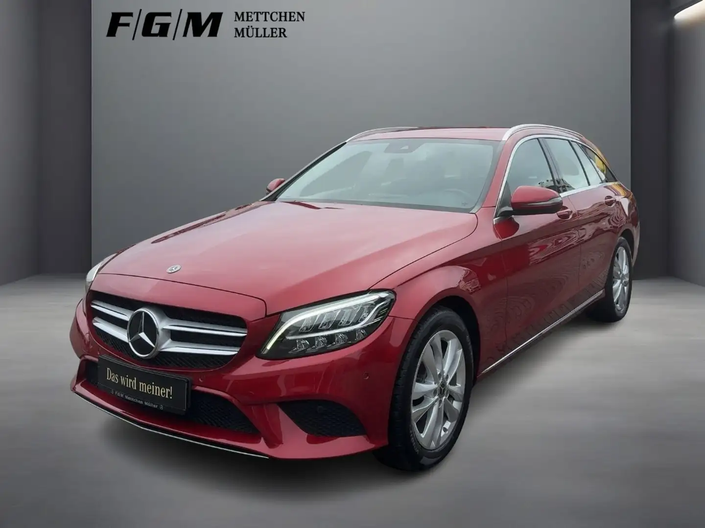 Mercedes-Benz C 180 T Avantgarde Sitzhz|EASY-PACK|Kam|Keyless Rojo - 1