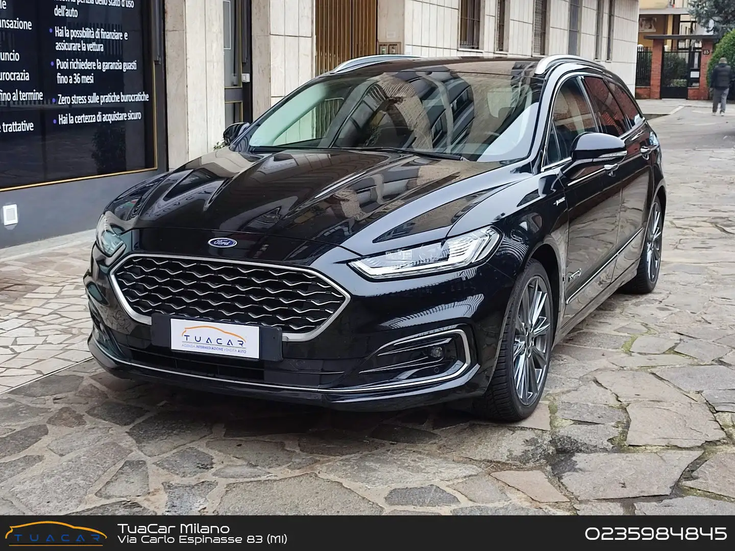Ford Mondeo 2.0 Hybrid Vignale eCVT SW Automatica Nero - 1