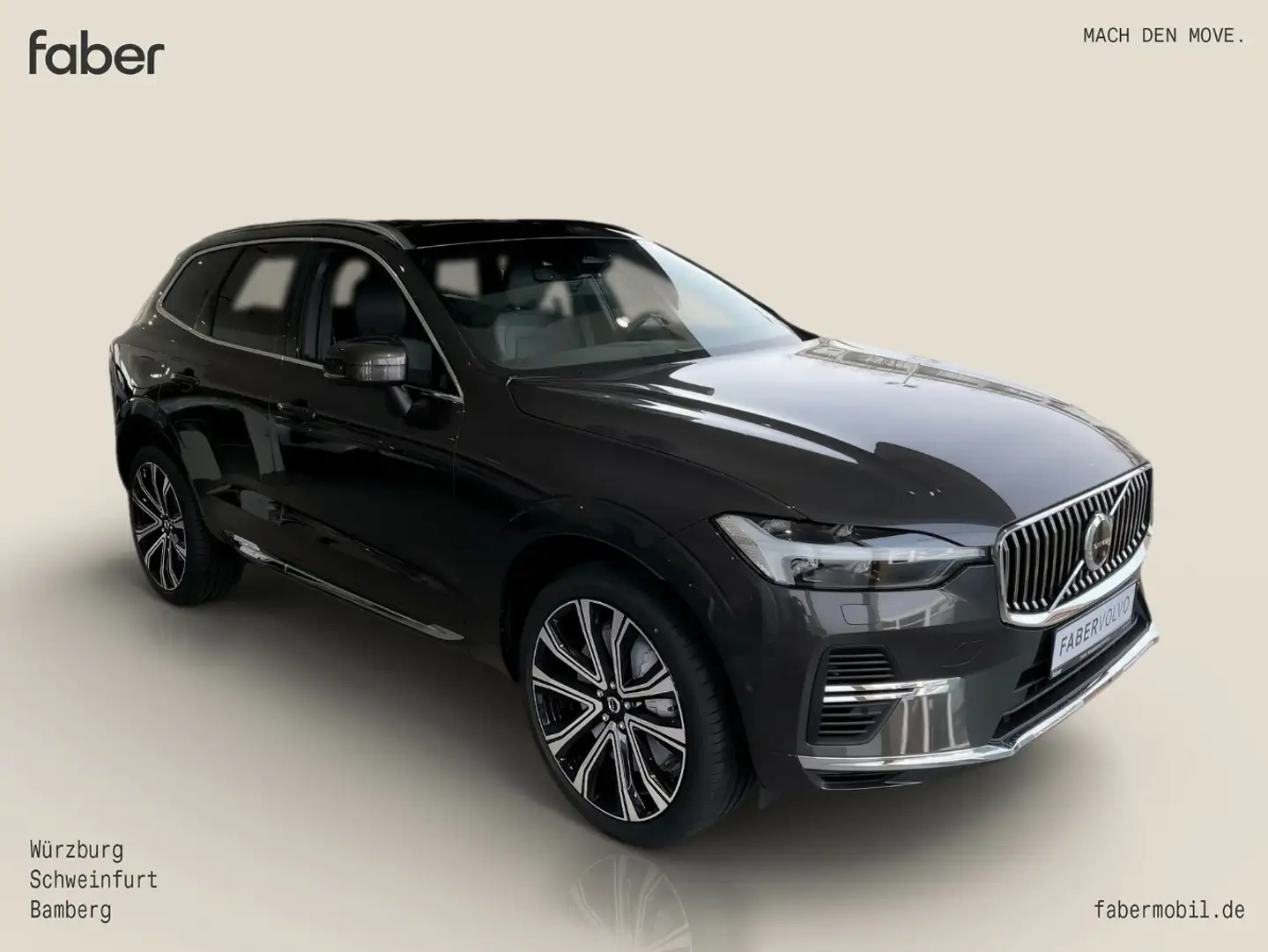 Volvo XC60 T6 AWD Plus Bright Recharge Gris - 1