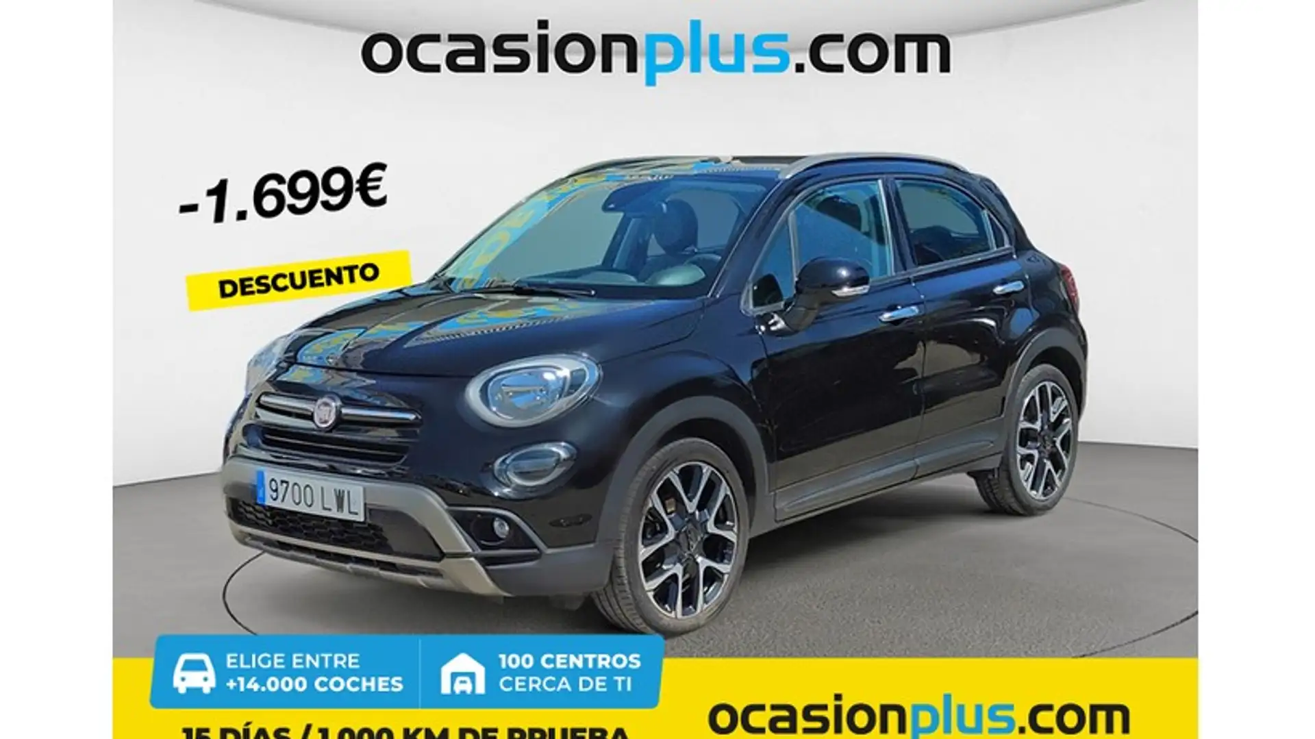 Fiat 500X 1.3 Firefly S&S Cross DCT 4x2 Zwart - 1