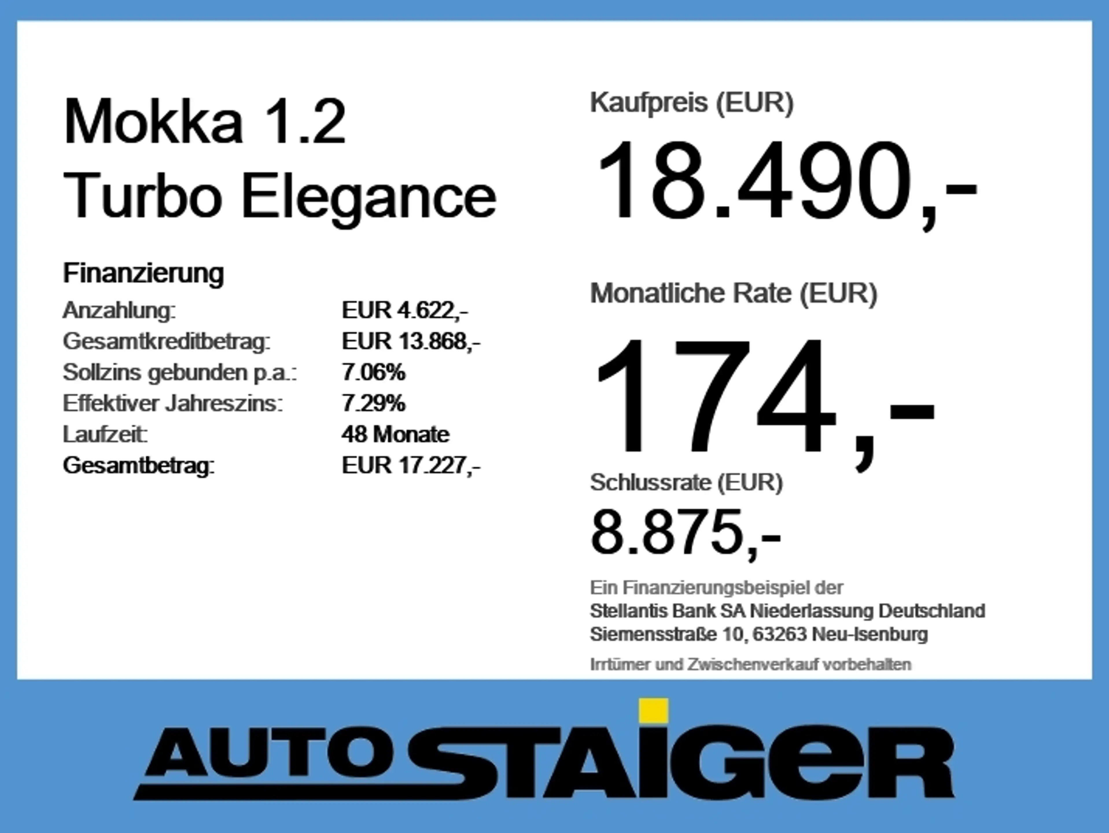Opel Mokka 1.2 Turbo Elegance LED+SHZ+Rückfahrkamera — photo 6
