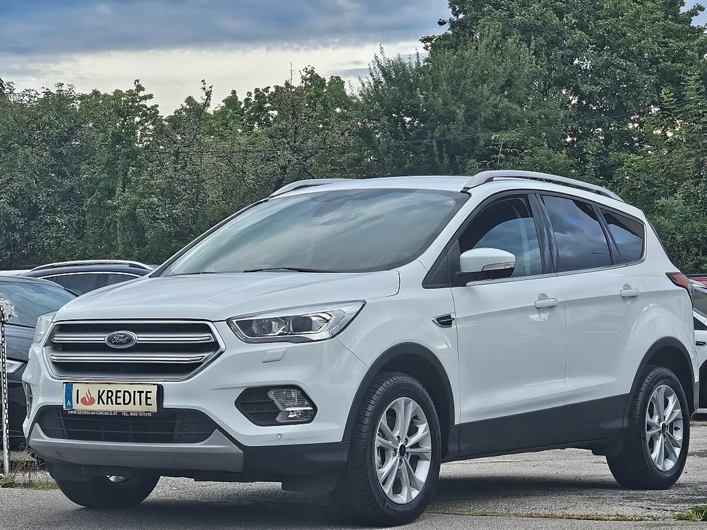 Ford Kuga 1,5 EcoBoost Titanium Start/Stop 1-Hand Pickerl... Weiß - 2