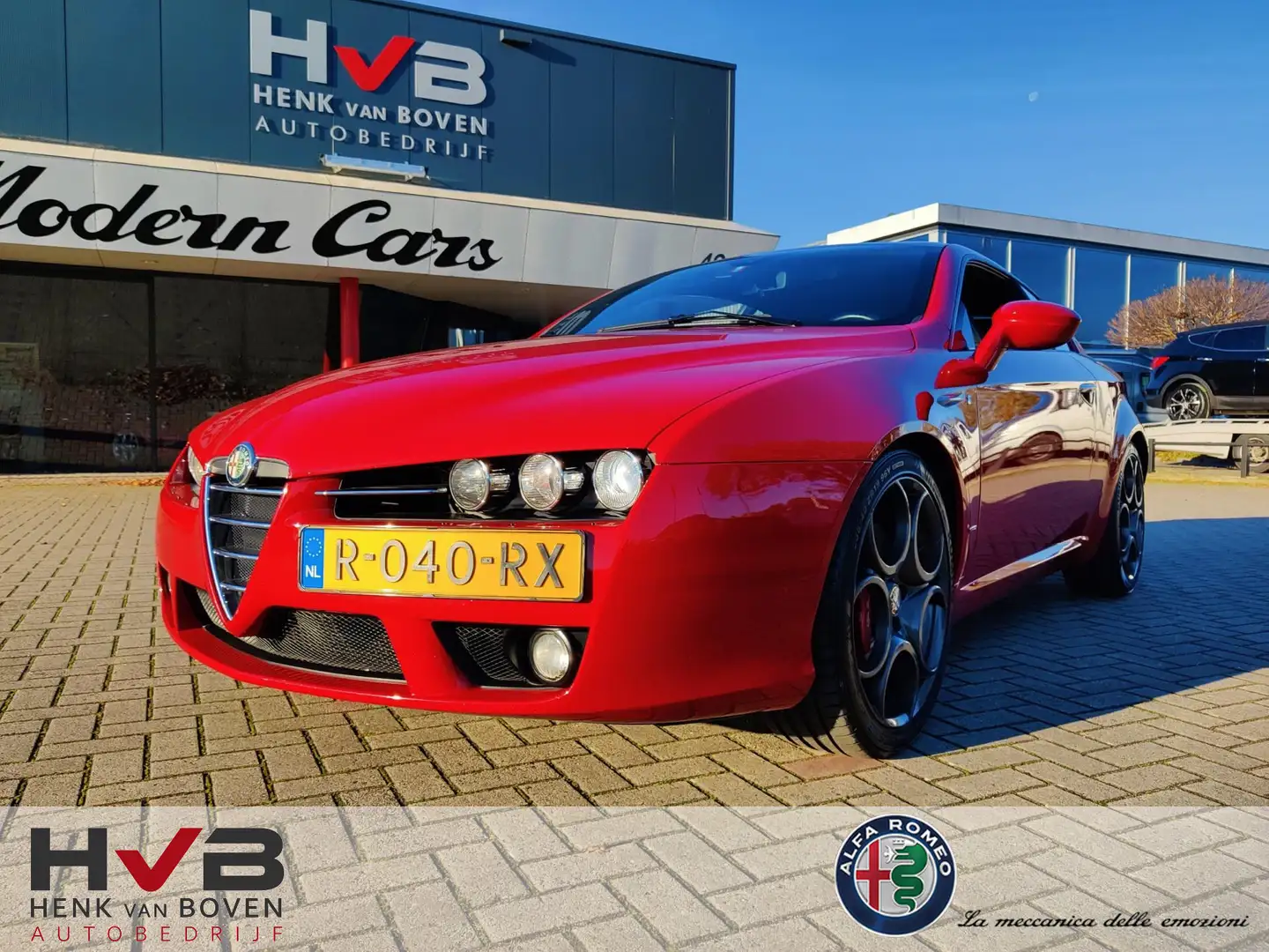 Alfa Romeo Brera 1.750 TBi Ti SkyWindow Full Options Червоний - 1