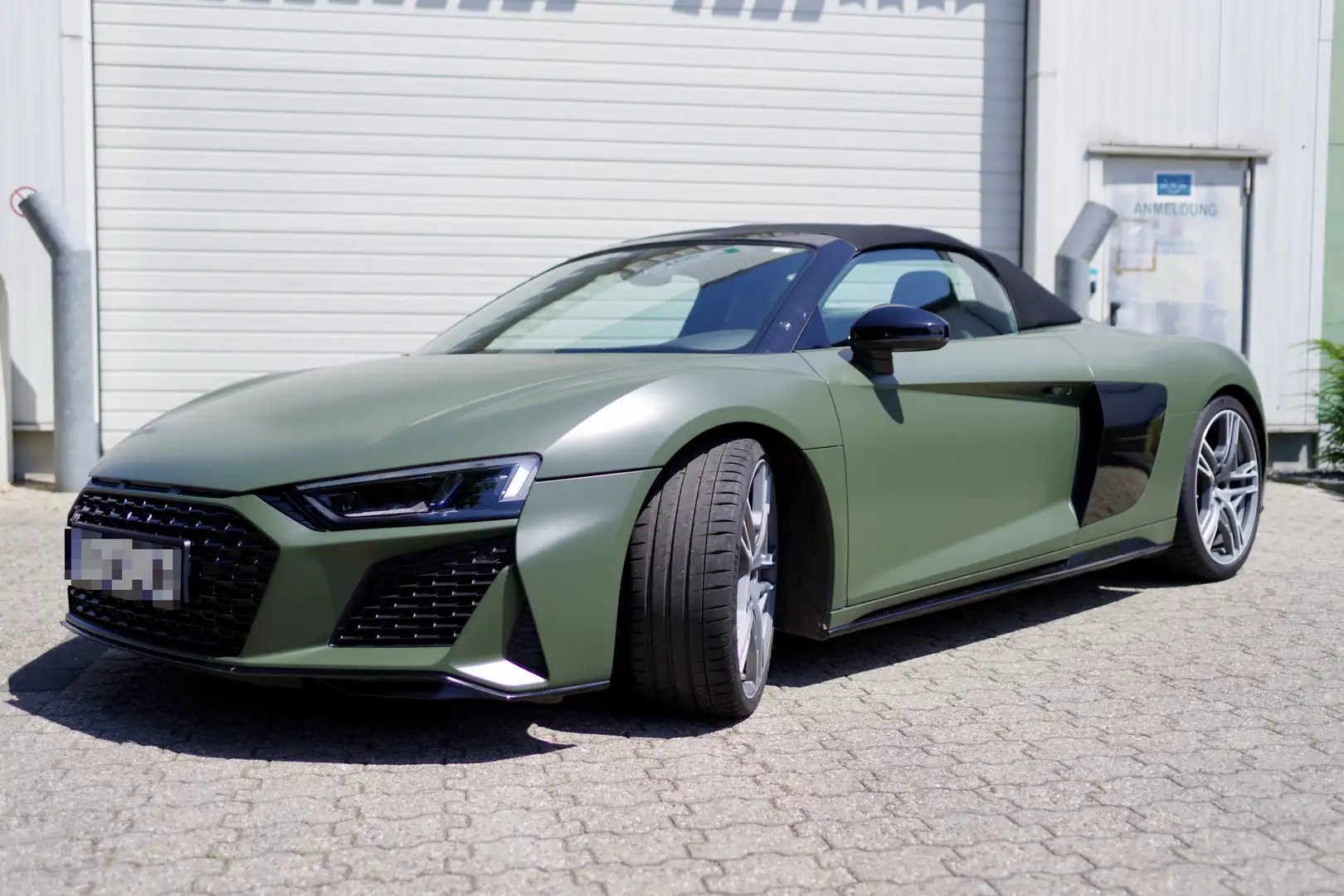 Audi R8 Spyder V10 perf. 5.2 FSI quattro S / Folierung Blanc - 1