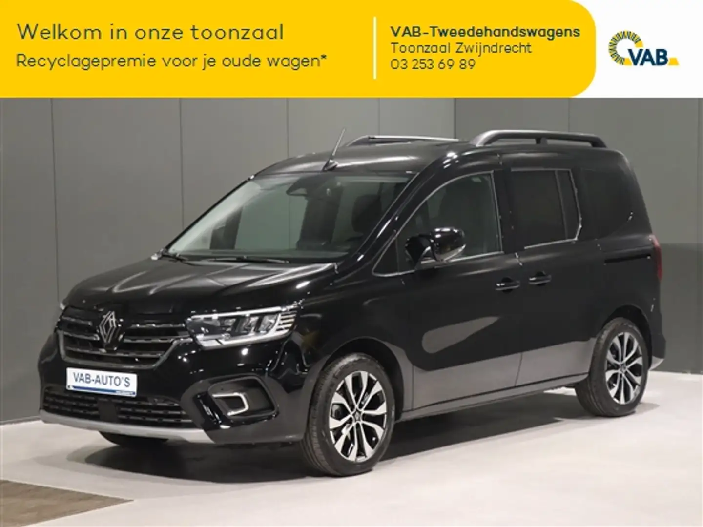 Renault Kangoo 1.3 TCE TECHNO EDC Zwart - 1