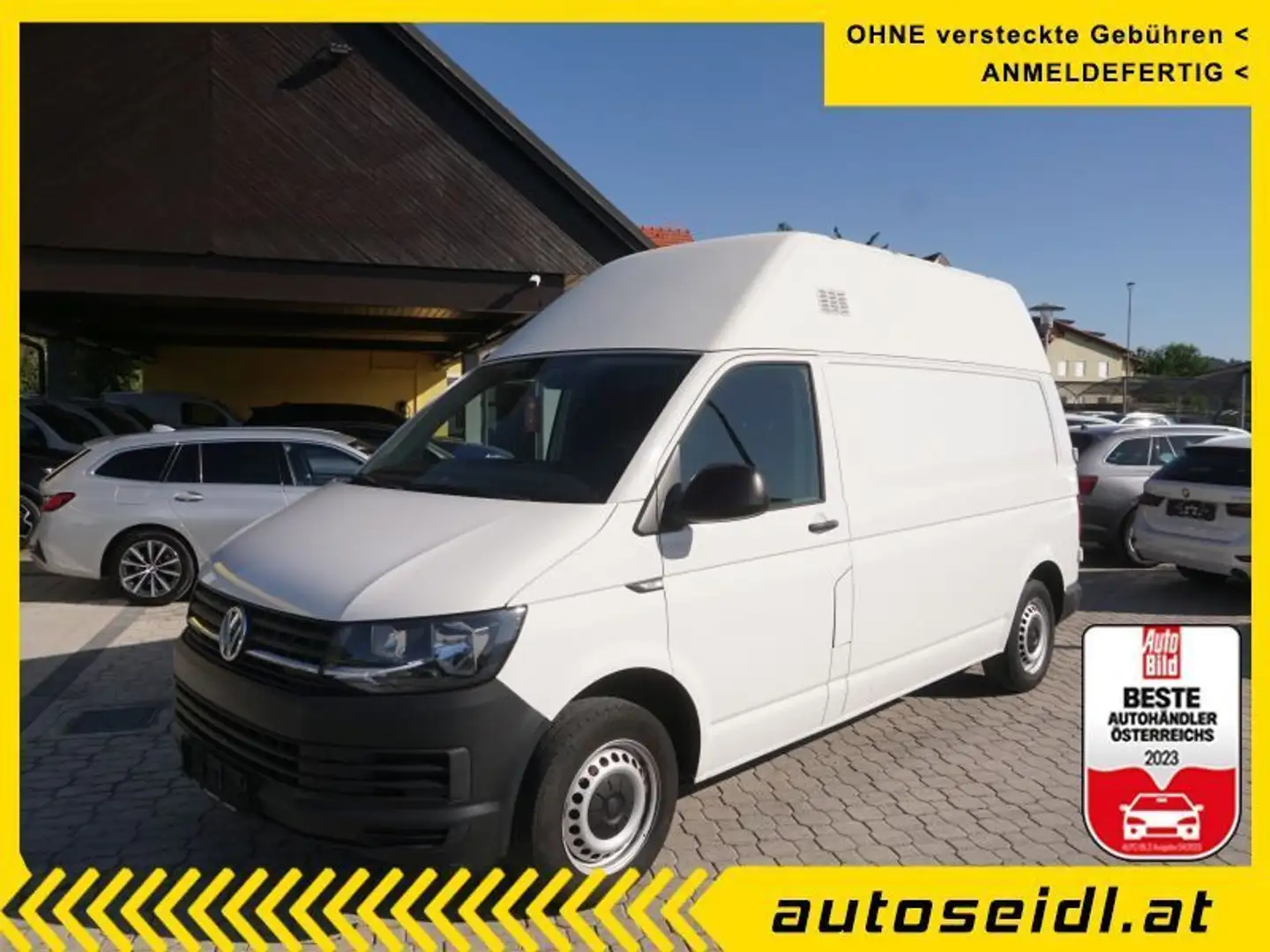 Volkswagen T6 Transporter 2.0 TDI Hochdach LR *KLIMA* Weiß - 1