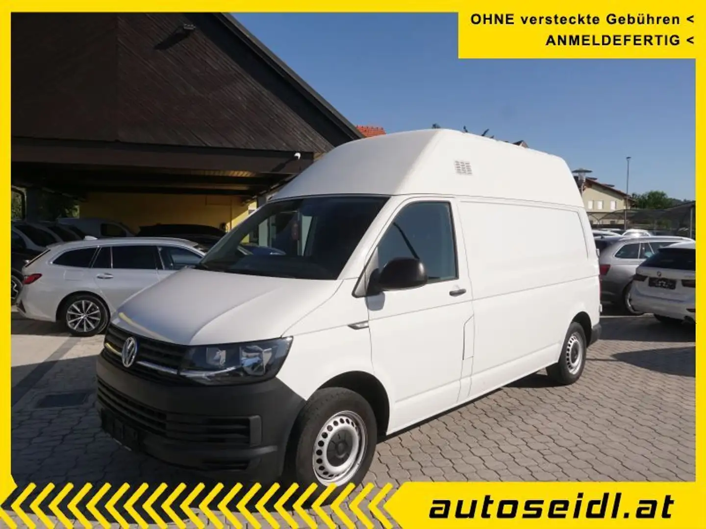 Volkswagen T6 Transporter 2.0 TDI Hochdach LR *KLIMA* Weiß - 1