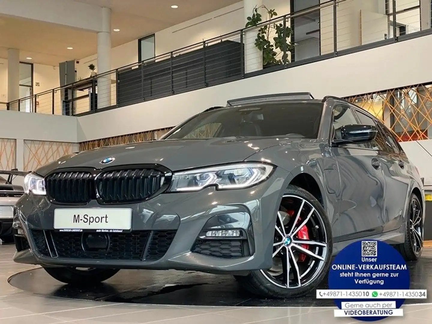 BMW 330 e M-Sport CockpitProf. Laser HUD H&K ACC 19" Gris - 1