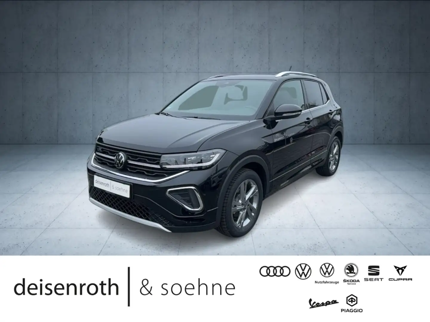 Volkswagen T-Cross R-Line 1.5 TSI DSG AHK/Matrix/Nav/ACC/18''/Assist Černá - 1