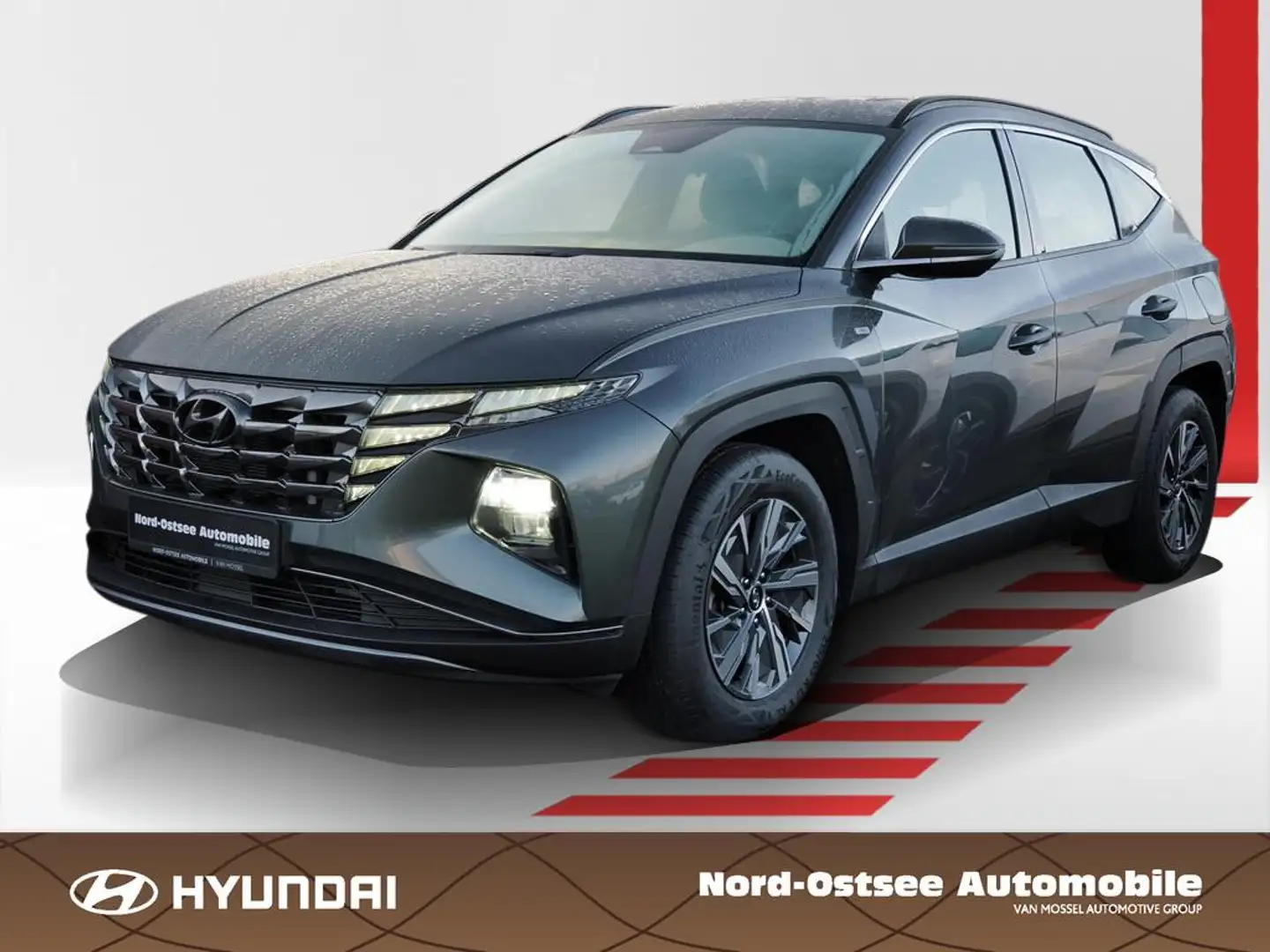 Hyundai TUCSON 1.6 T-GDI SELECET 2WD MILD HYBRID KAMERA Gris - 1