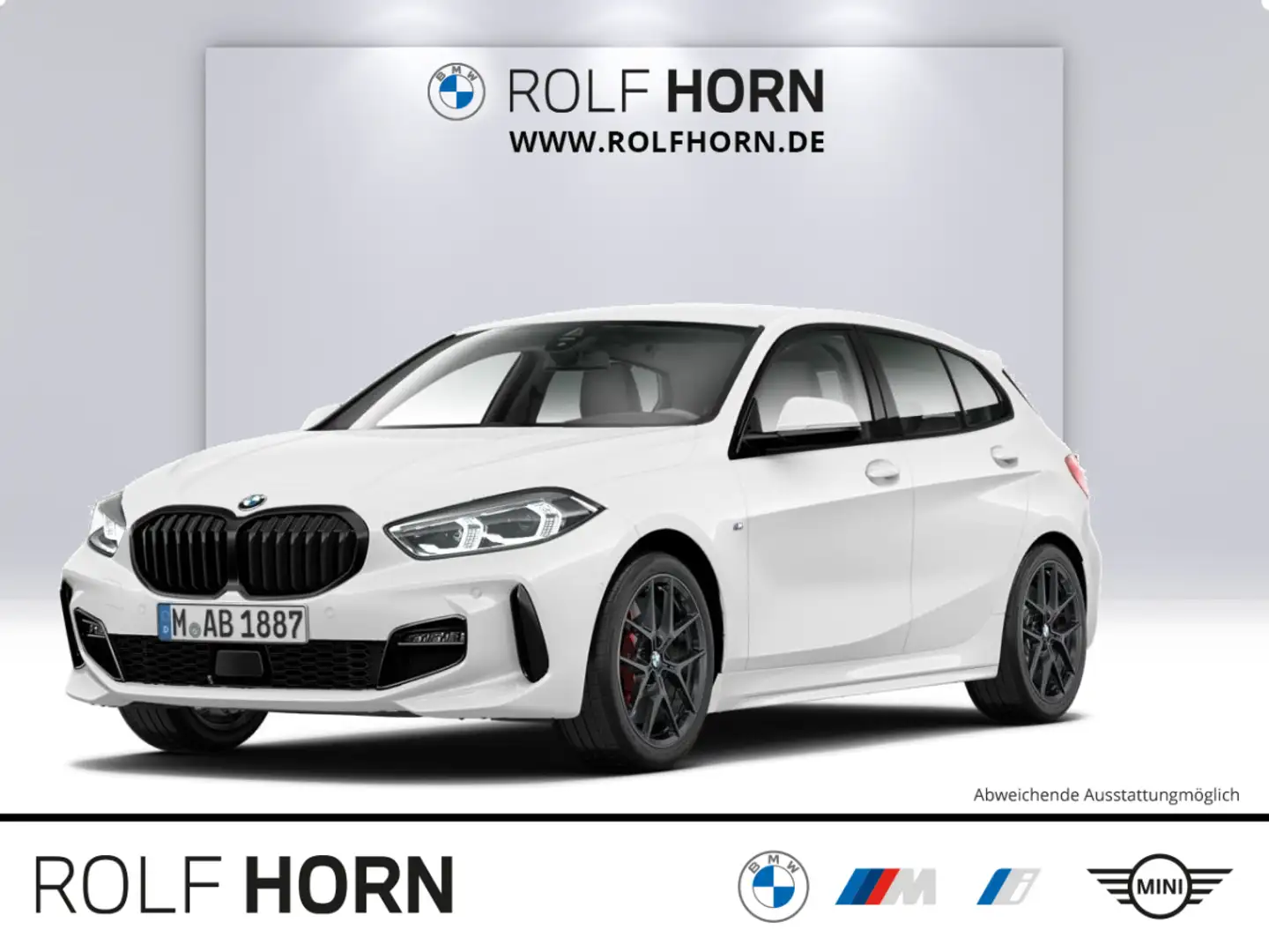 BMW 120 i M Sport Autom Navi LED Komfort Klima 18" Weiß - 1