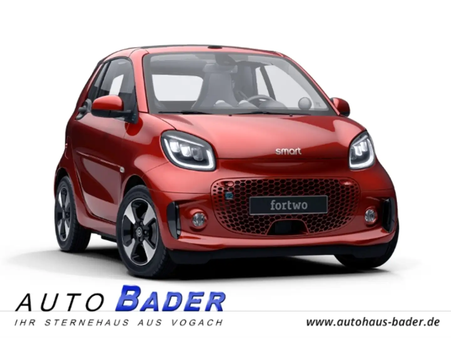 smart forTwo EQ Cabrio Passion Exclusive 22kW Kamera Rouge - 1