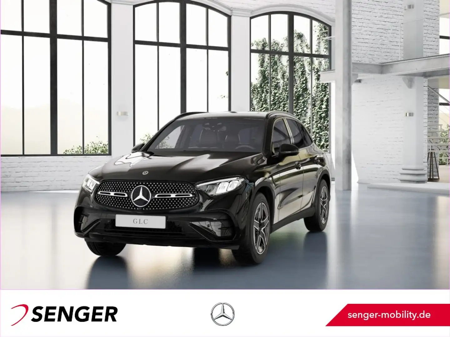 Mercedes-Benz GLC 200 4M AMG-Line Night Kamera Distronic AHK Nero - 1