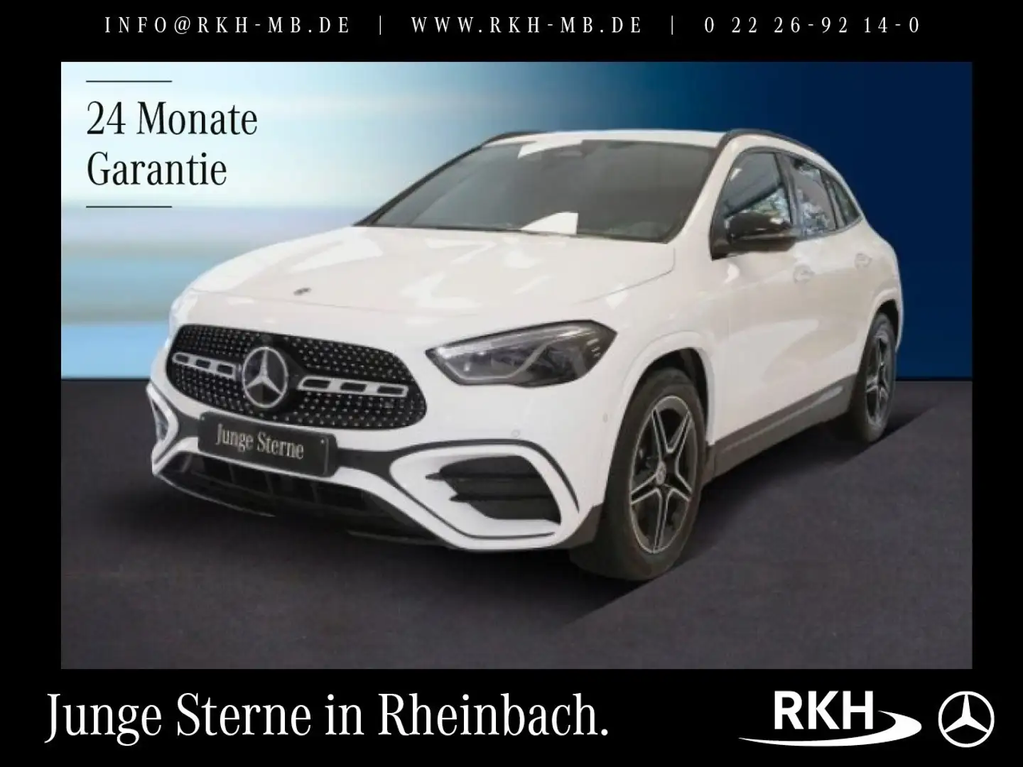 Mercedes-Benz GLA 180 GLA 180 AMG Line Night/360°/Distr./Multibeam/AHK Weiß - 1