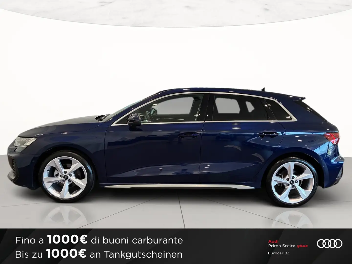 Audi A3 sportback 2.0 tdi s line edition 150cv s-tronic Bleu - 2