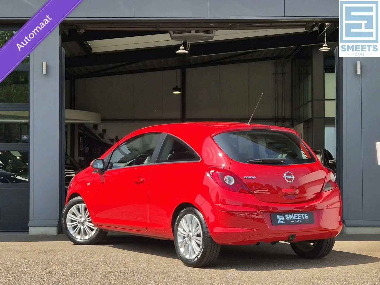Opel Corsa 1.4-16V Cosmo Automaat |Climate|PDC|Cruise|H.Leer Rot - 2
