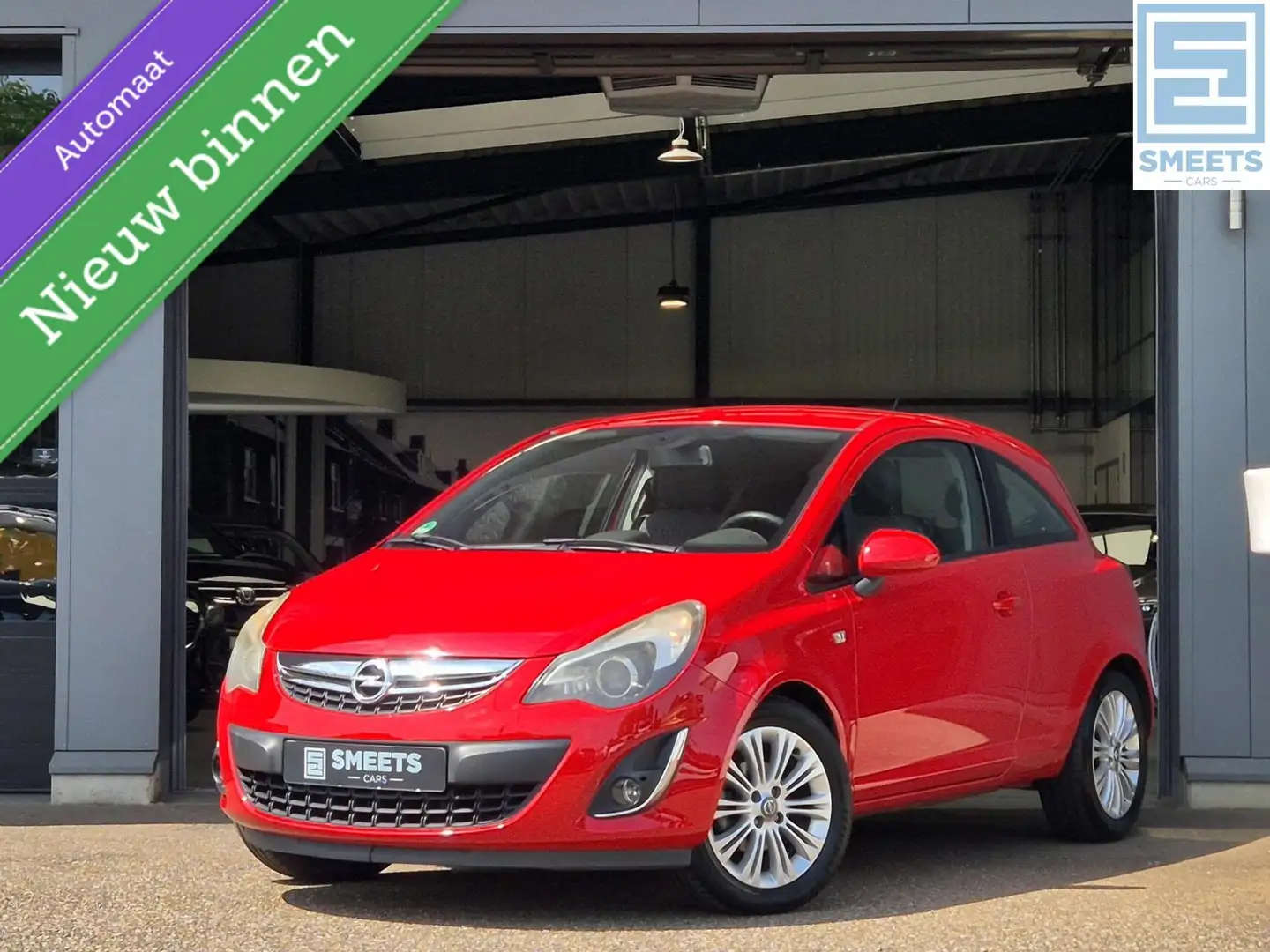 Opel Corsa 1.4-16V Cosmo Automaat |Climate|PDC|Cruise|H.Leer Rot - 1
