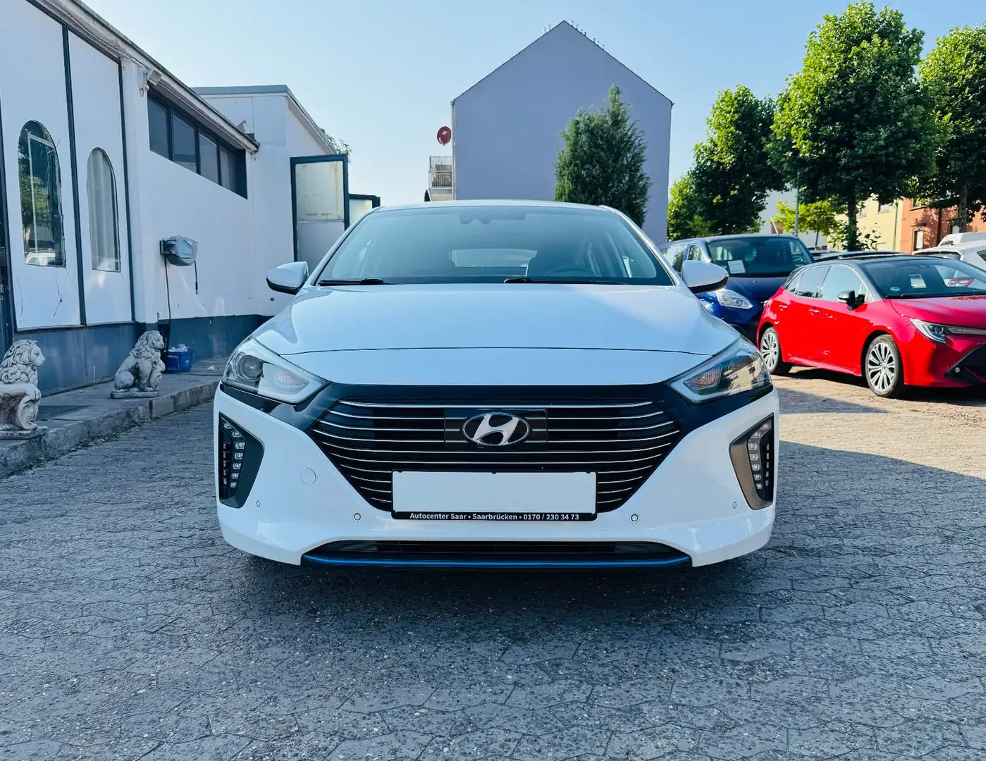 Hyundai IONIQ Premium Hybrid 1.Hand Navi Kamera Leder SH Blanc - 2