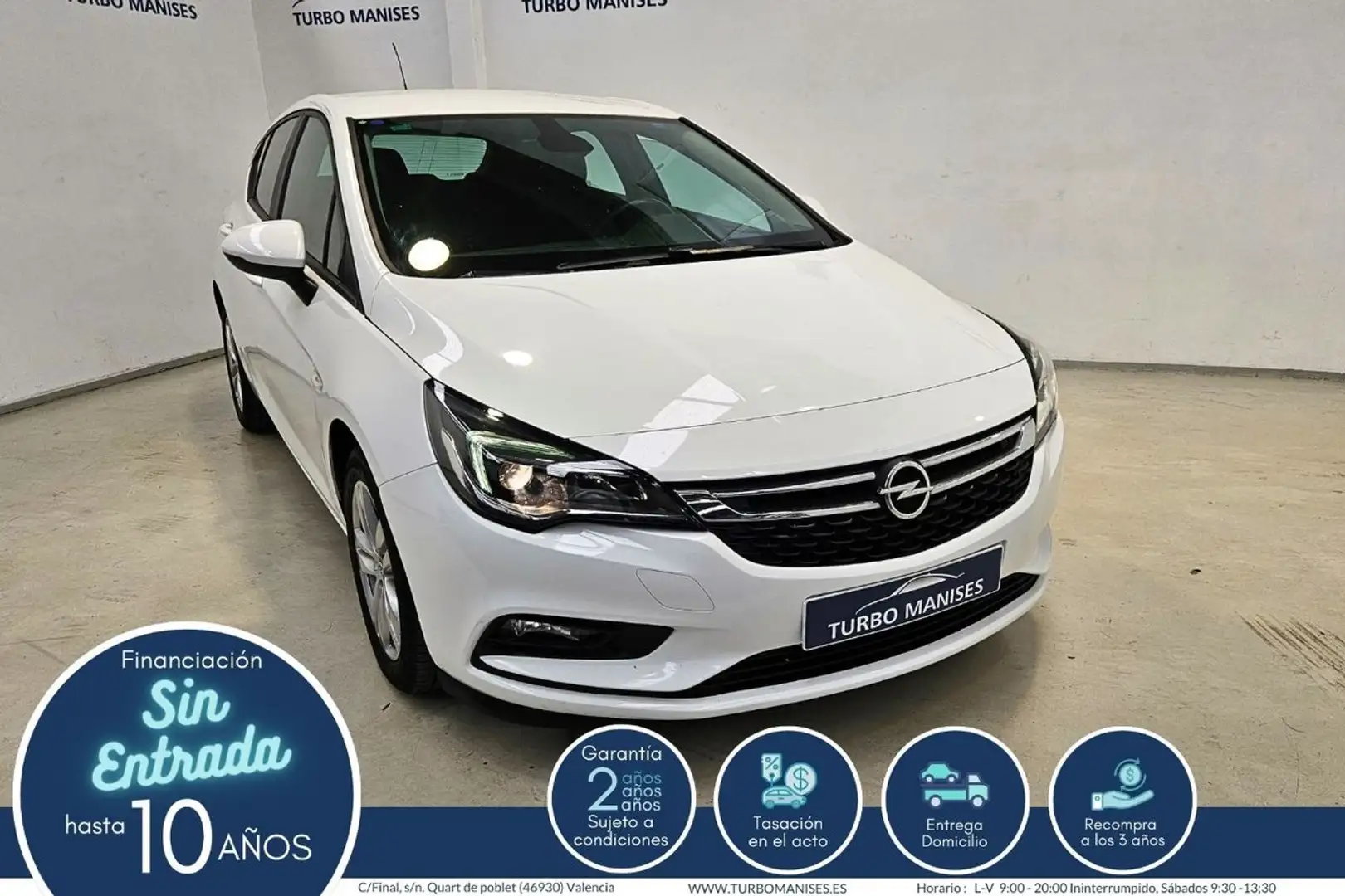Opel Astra 1.6CDTi S/S Selective 110 Bianco - 1