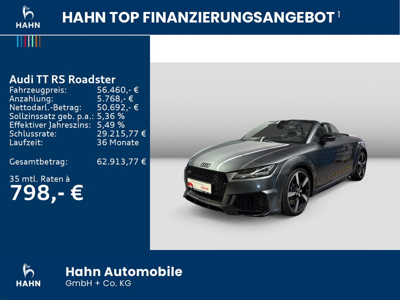 Audi TT RS TFSI quattro B&O Navi CAM Leder L — photo 2