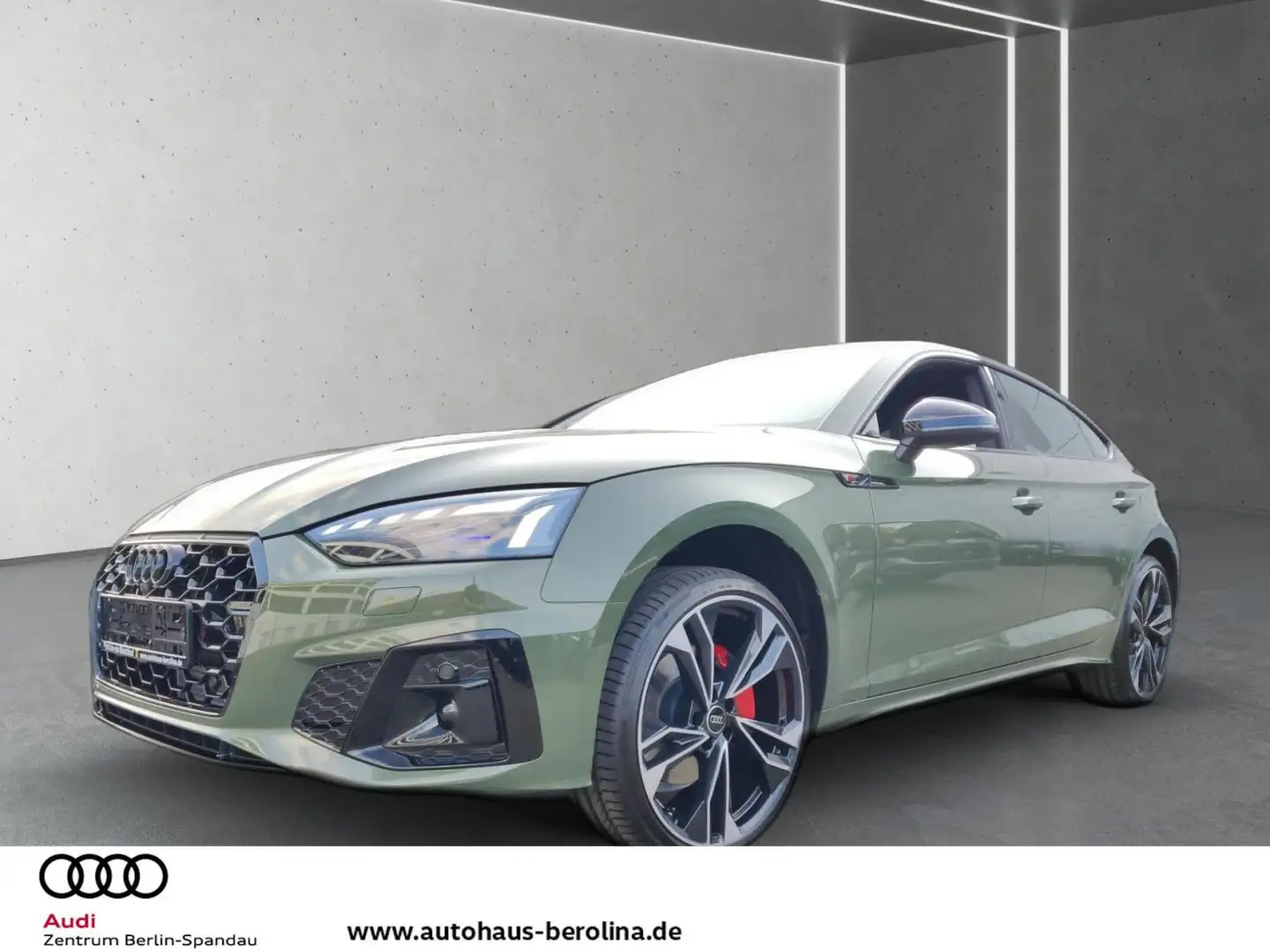 Audi A5 40 TFSI qu. S line S tronic *HuD* Зелёный - 2