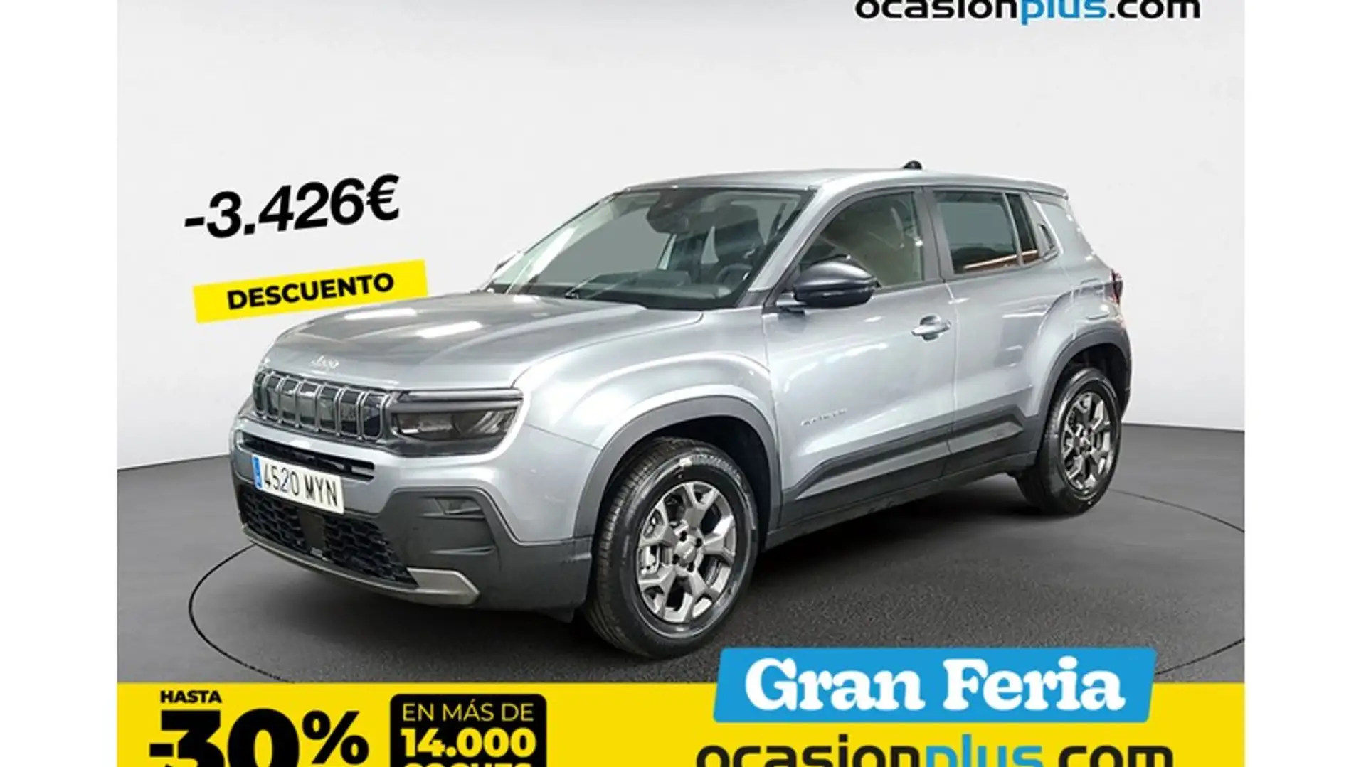 Jeep Avenger 1.2 Longitude 100 Gris - 1