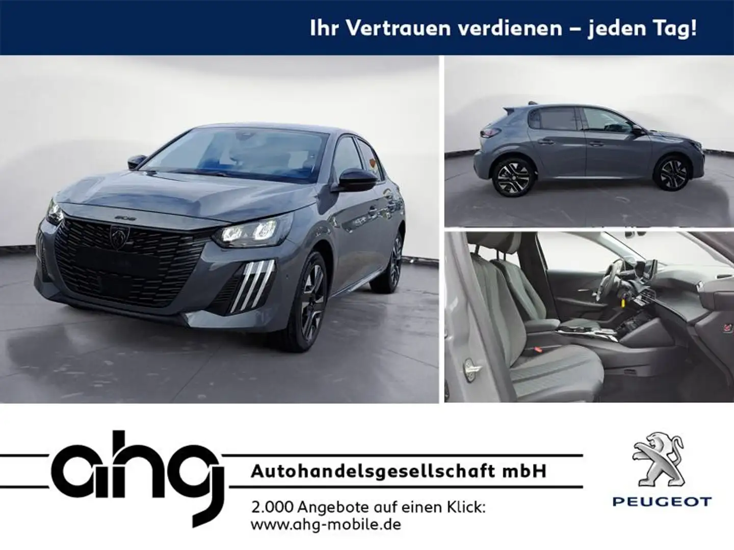 Peugeot 208 ALLURE HYBRID 100 e-DSC6 Sicht- & Navigation Argento - 1