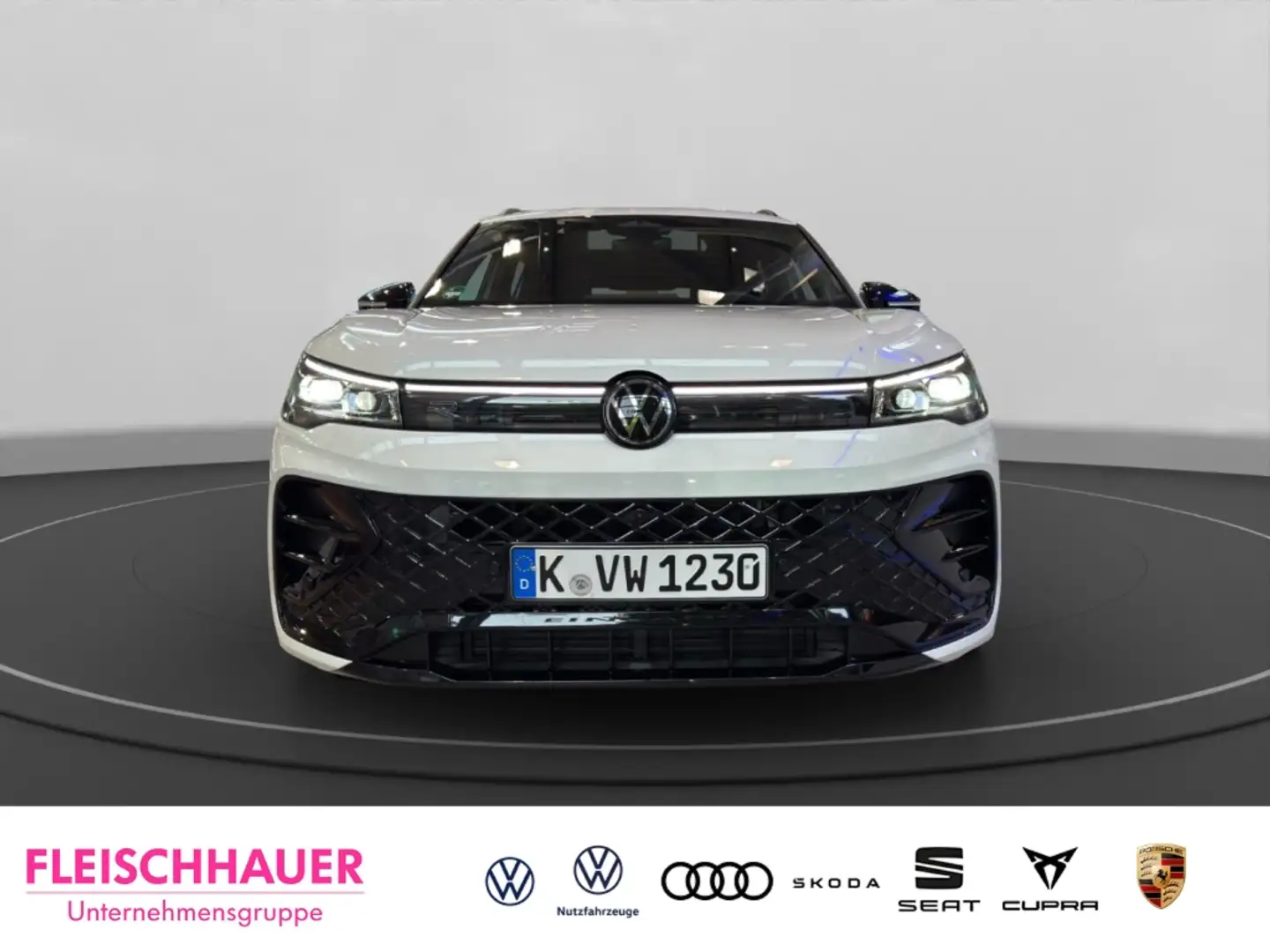 Volkswagen Tiguan R-LINE 2.0 TDI BLACK STYLE HUD PANO 360°KAMERA Weiß - 2