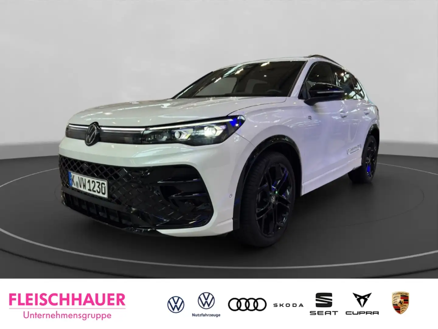 Volkswagen Tiguan R-LINE 2.0 TDI BLACK STYLE HUD PANO 360°KAMERA Weiß - 1