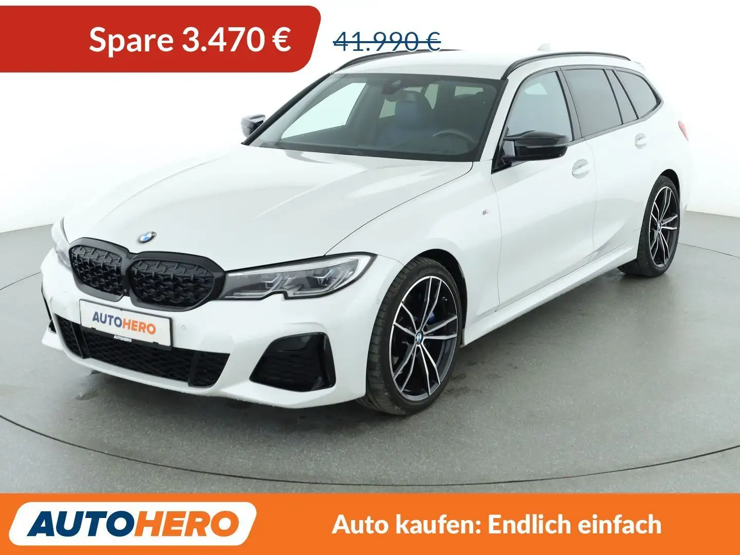 BMW 340 M340i xDrive Aut.*NAVI*360CAM*SHZ*TEMPO*HUD* Белый - 1