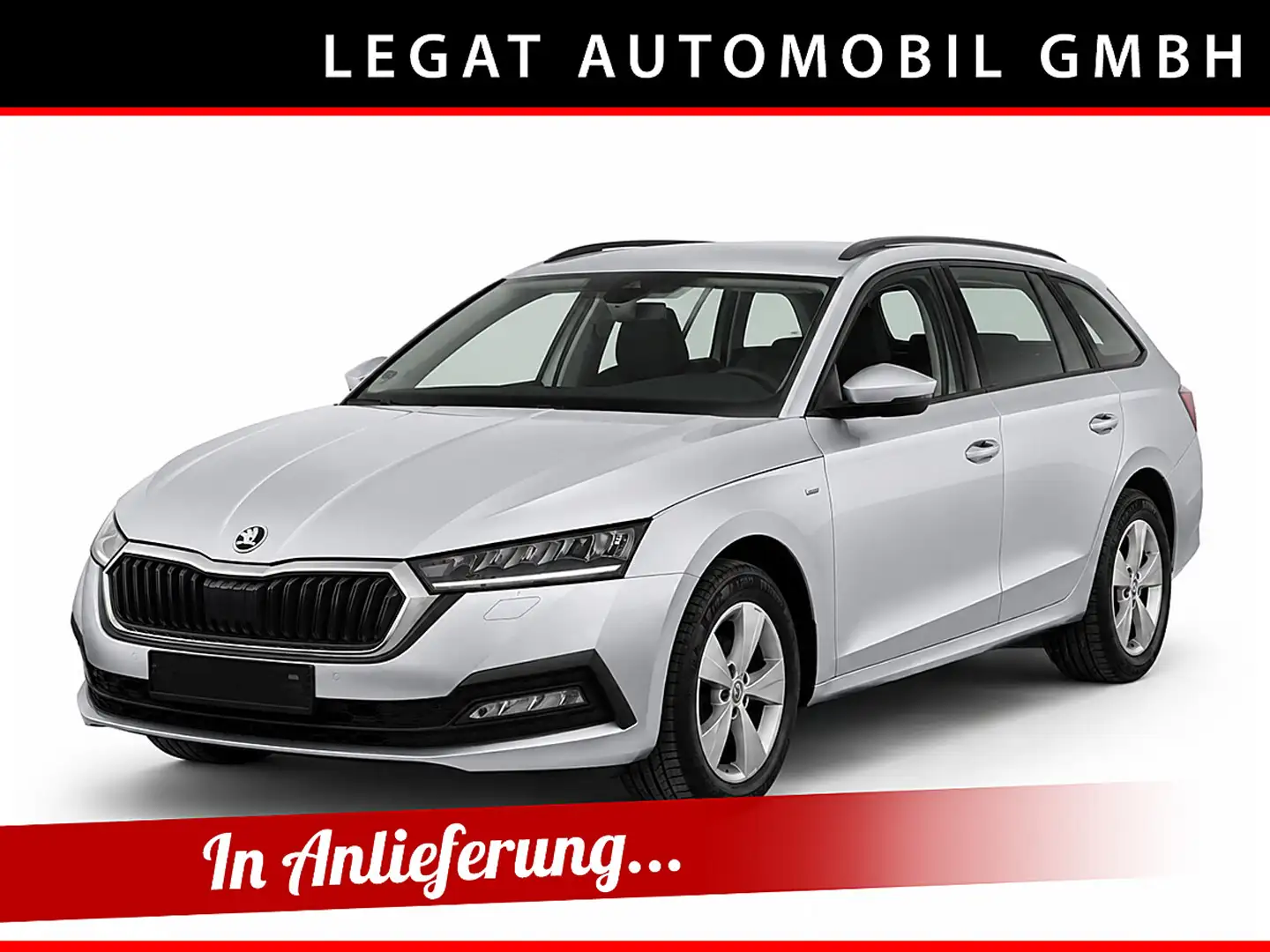 Skoda Octavia Combi 2,0 TDI Ambition DSG *AHV*LED*PDC* Silber - 1