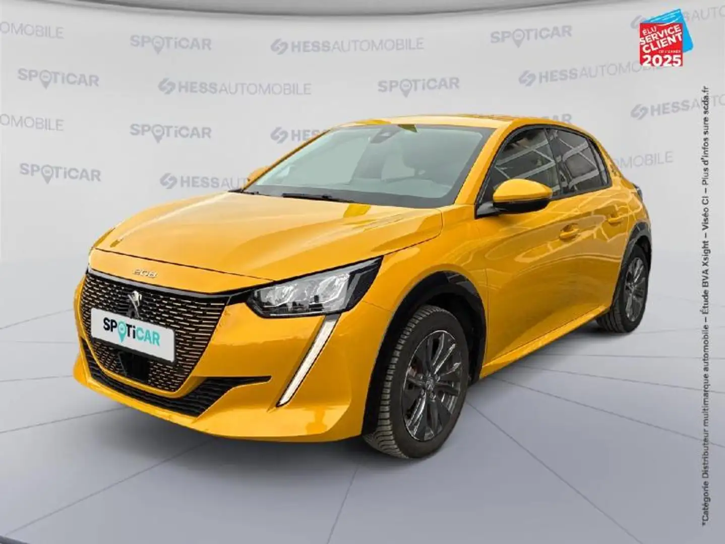 Peugeot e-208 e-208 136ch Style Jaune - 1
