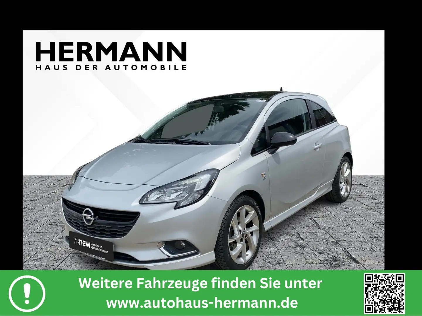 Opel Corsa E 1.4 Turbo ecoFlex Color Edition LED*NAVI Silber - 1