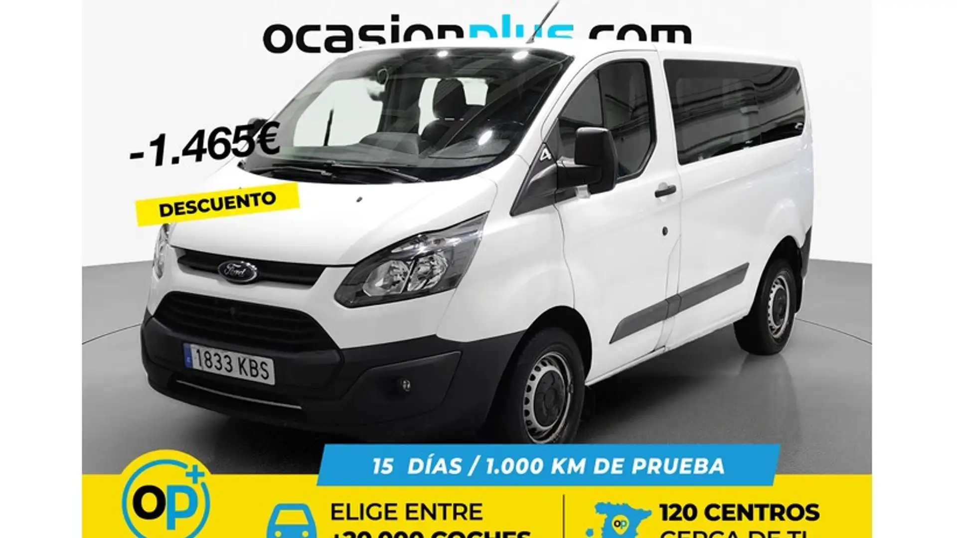 Ford Transit Custom FT 310 L1 Kombi Ambiente 105 Blanc - 1