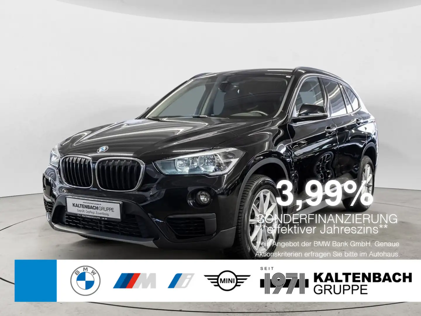 BMW X1 sDrive 18i Advantage NAVI SHZ PDC KLIMA Schwarz - 1