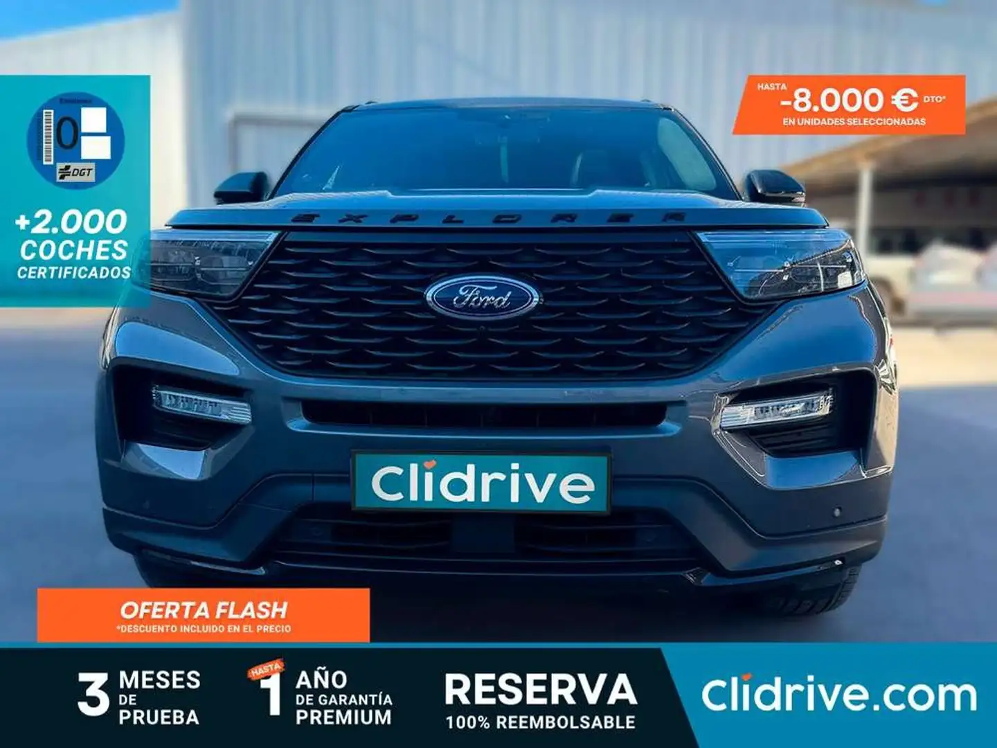Ford Explorer 3.0 PHEV AWD Platinum Gris - 1
