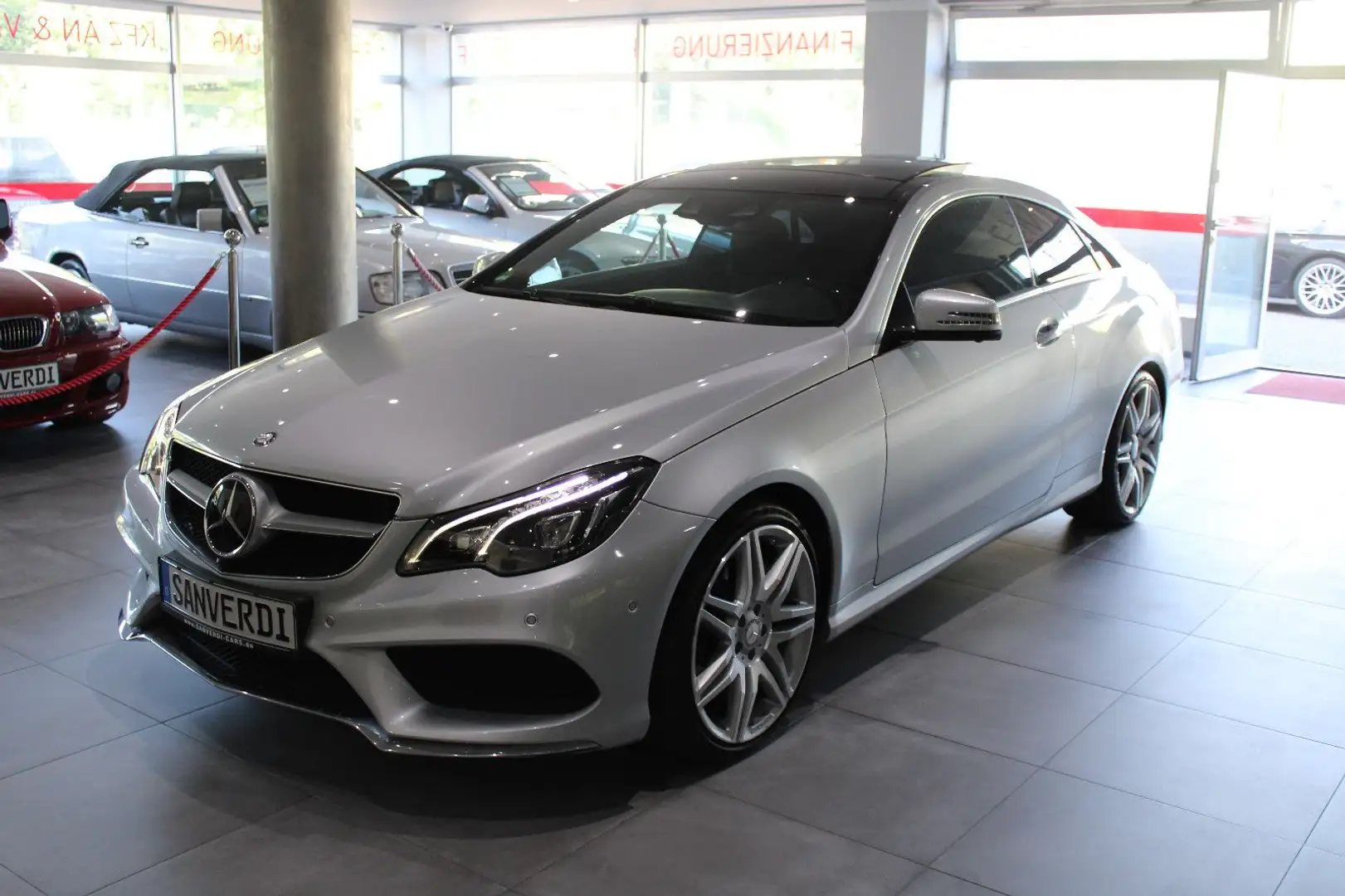 Mercedes-Benz E 500 Coupé AMG-SPORTPAKET VOLLAUSSTATTUNG *BRD* Plateado - 1
