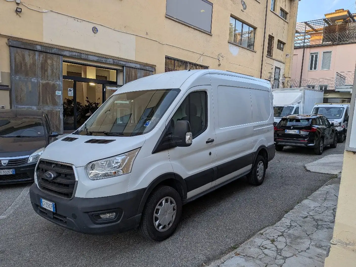 Ford Transit 350 2.0TDCi EcoBlue RWD MHEV 170 PM-TM Furgone Tre Blanc - 1