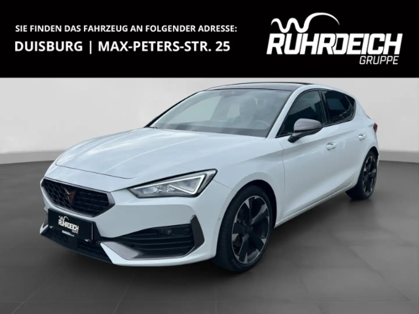 CUPRA Leon 1.5 eTSI AUT+PANO+NAVI+CARPLAY+ACC+CAM+PDC v/h+LED White - 1