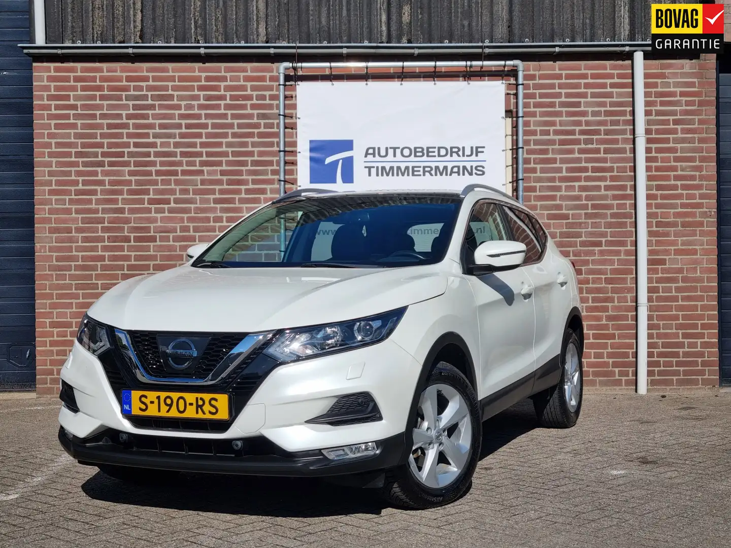 Nissan Qashqai 1.2 N-Vision Panoramadak Blanc - 1