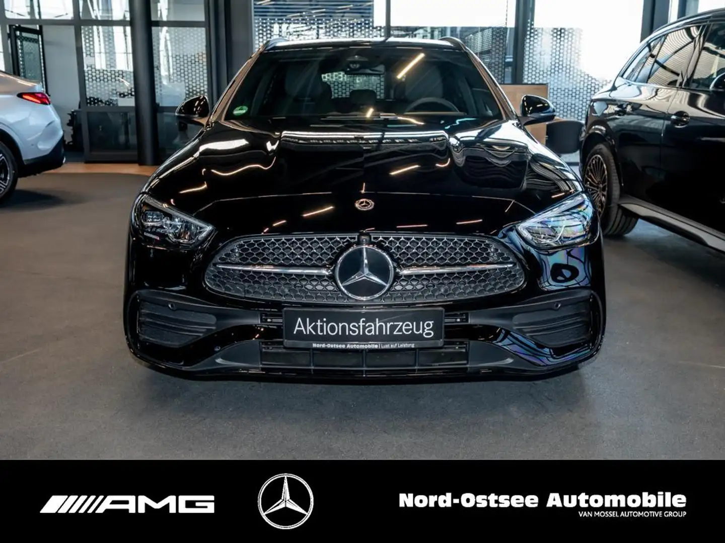 Mercedes-Benz C 300 d T AMG NIGHT PANO MEMORY BURMESTER 19-ZO Noir - 2