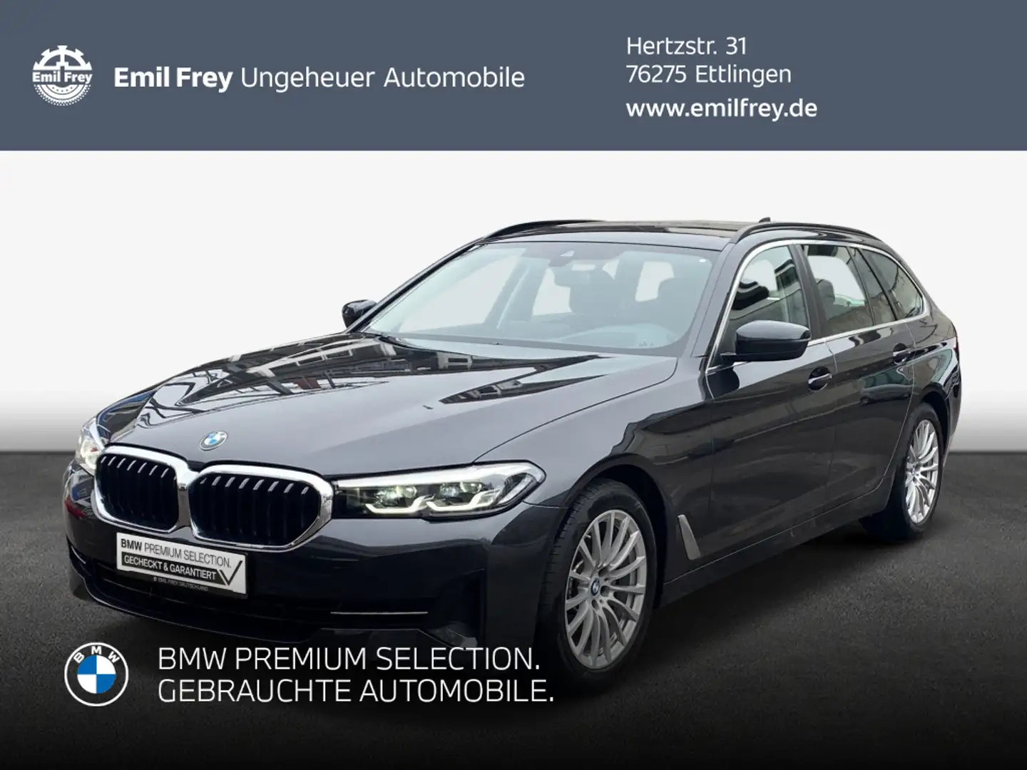 BMW 520 d Touring Aut. Gris - 1
