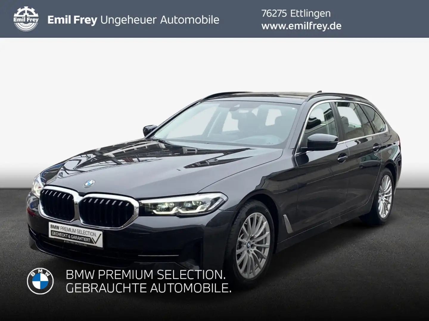 BMW 520 d Touring Aut. Grau - 1