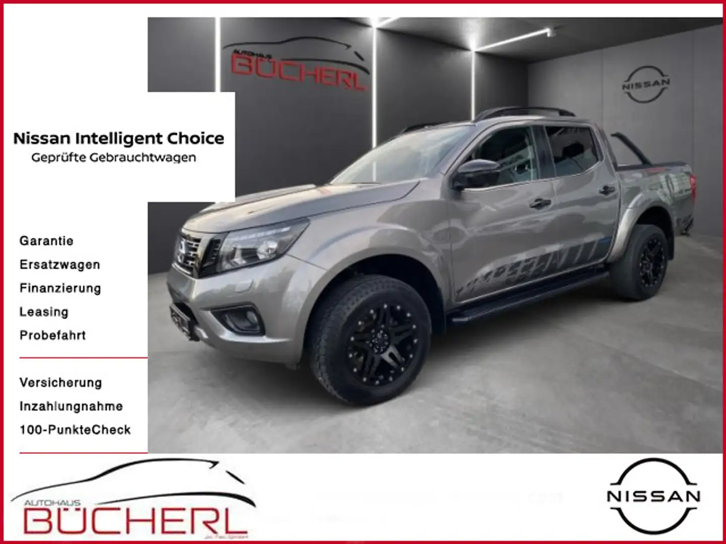 Nissan Navara 4x4  N-Guard 4x4 Allrad Leder Navi Kamera Gris - 1