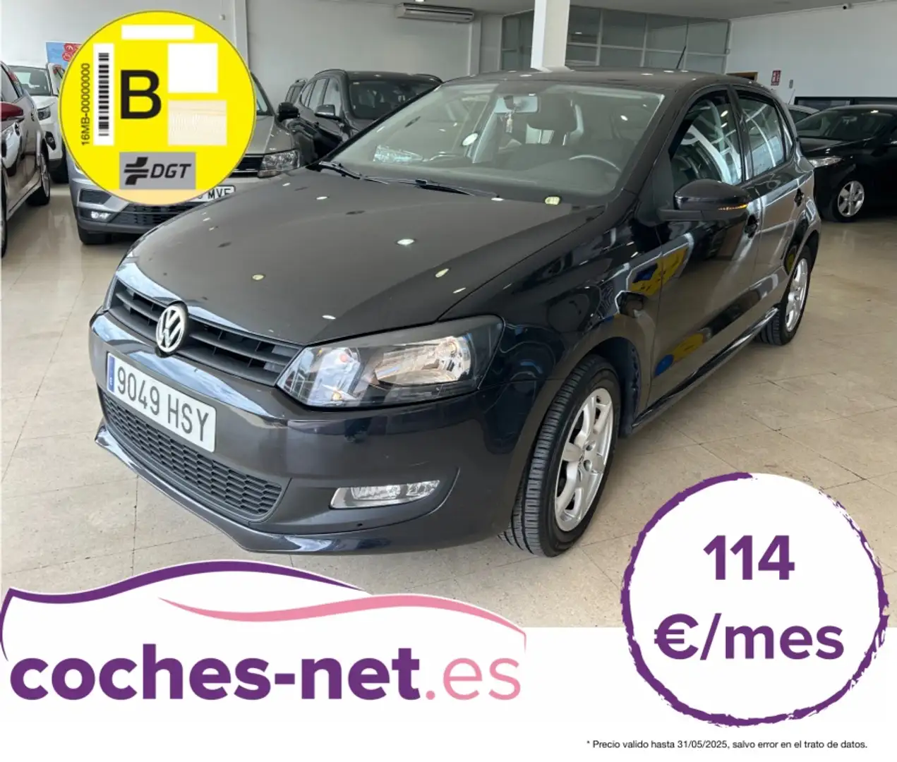 Volkswagen Polo 1.6TDI Advance DSG 90 Negro - 1