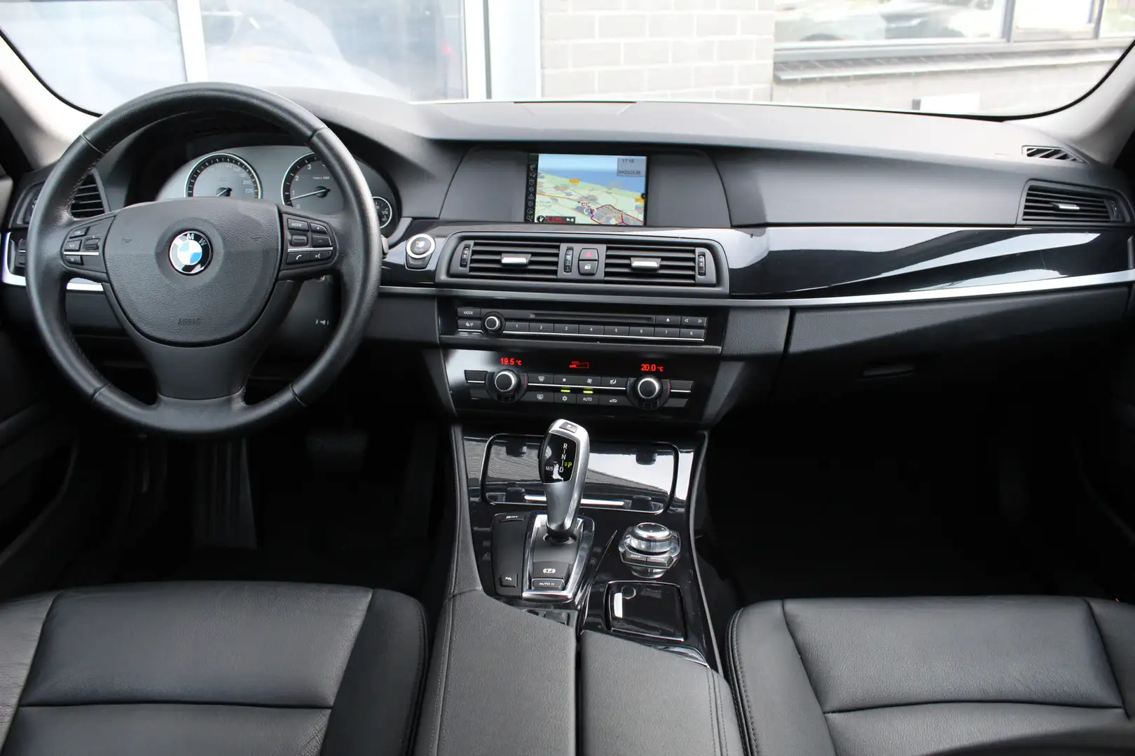 BMW 523 5-serie 523i Executive 6 Cilinder / Leer / Navigat Grigio - 2