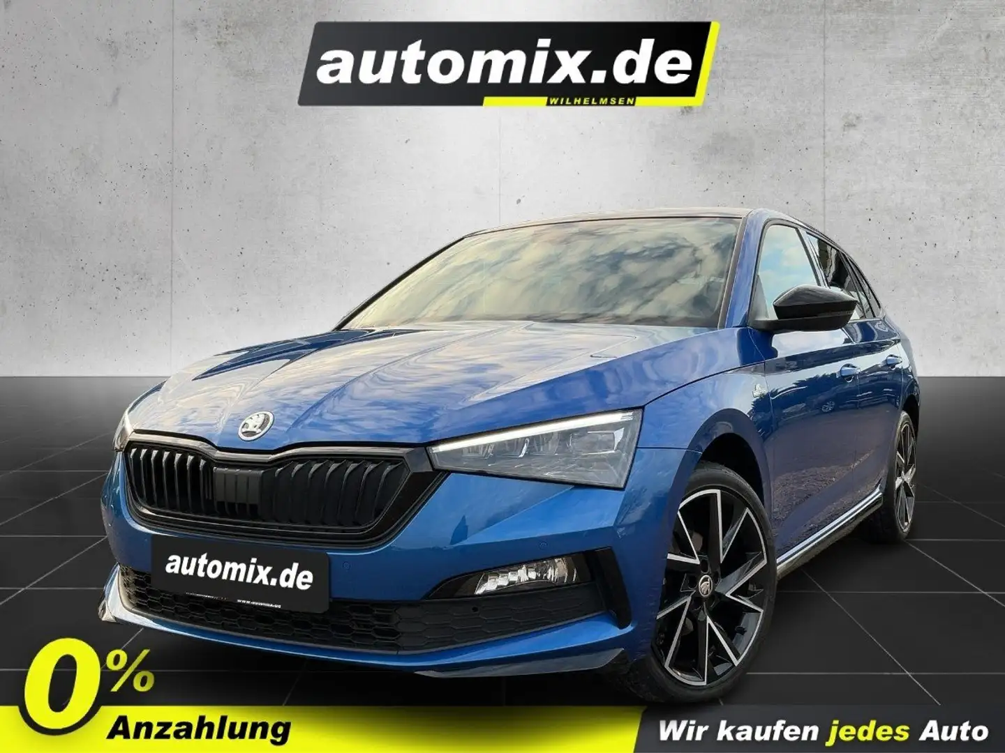 Skoda Scala Monte Carlo,AUTOM.,LED,SHZ,Kamera Blau - 1